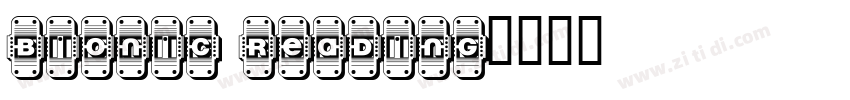 bionic reading字体转换